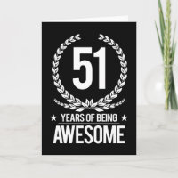 cinquante-et-unième Anniversaire (51 ans d'être