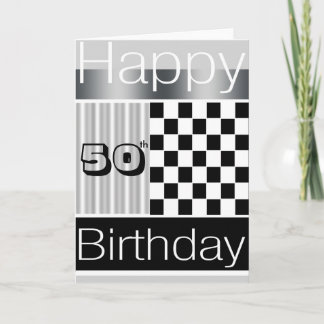 Carte cinquantième Anniversaire