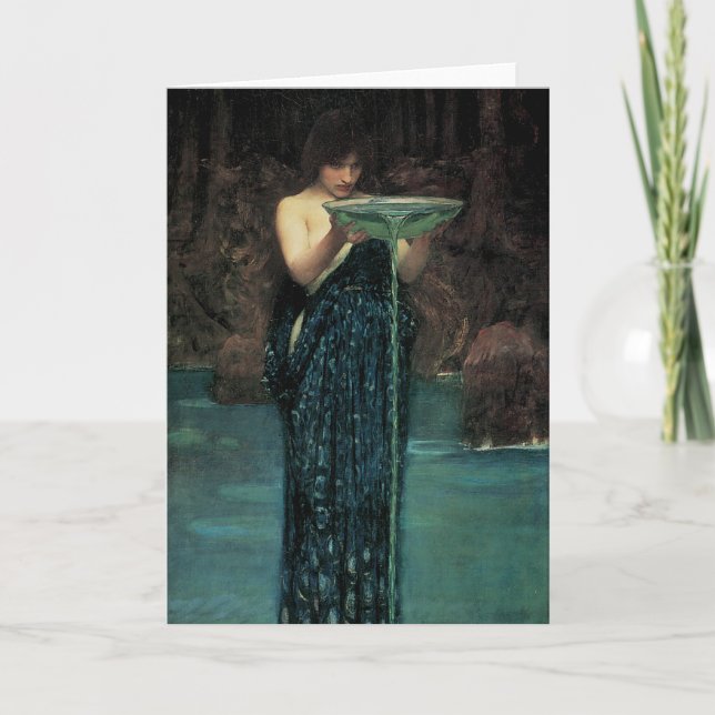 Carte Circe Invidiosa par John William Waterhouse (Devant)