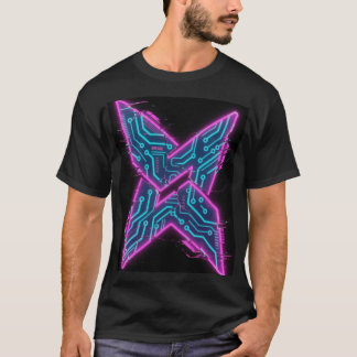 Carte Circuit Cyber Neon X T-Shirt