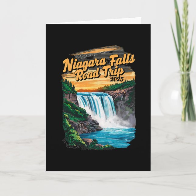 Carte Circuit routier des chutes du Niagara Vacances d'é (Devant)