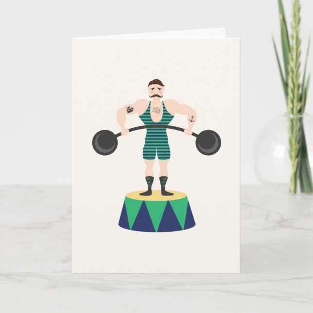Carte Circus Strongman (Devant)