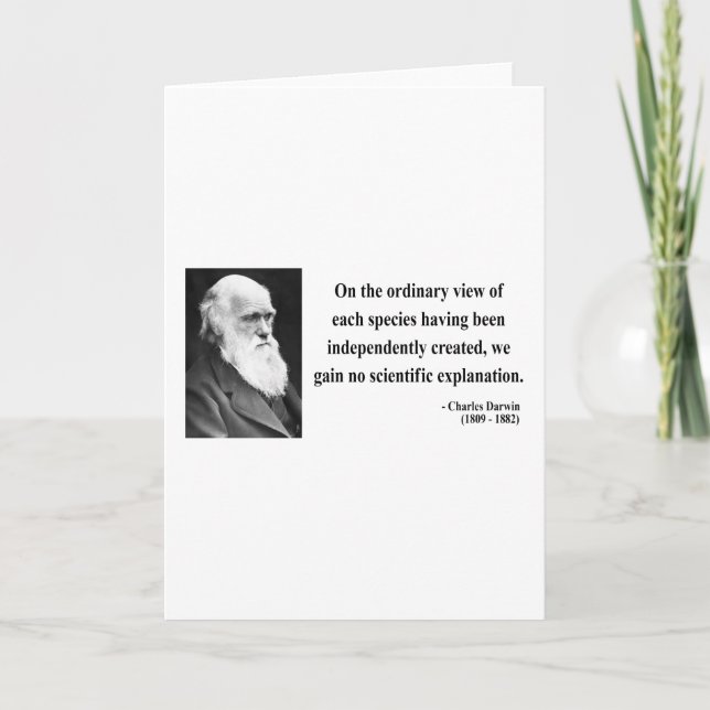 Carte Citation 3b de Charles Darwin (Devant)