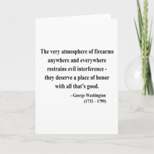 Carte Citation 7a de George Washington