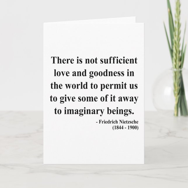 Carte Citation 7a de Nietzsche (Devant)