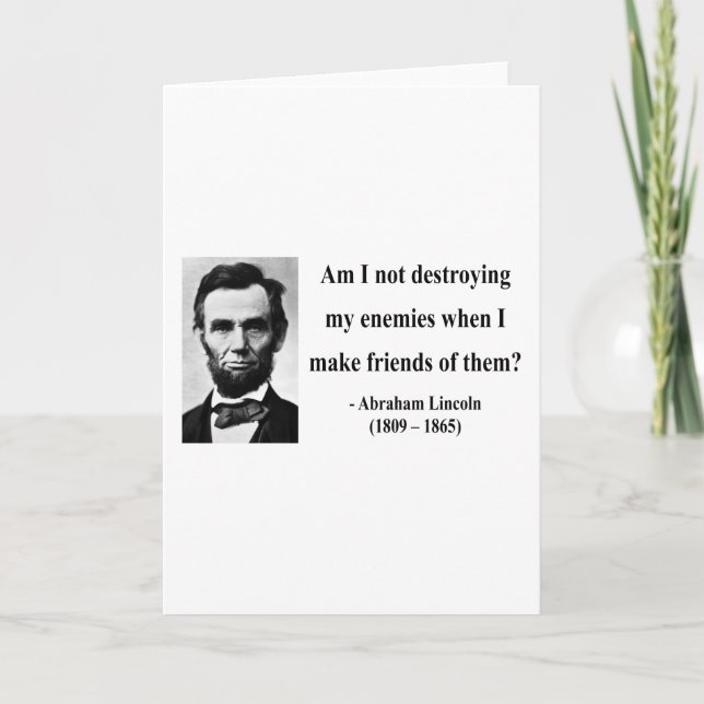 Carte Citation Abraham Lincoln 12b (Devant)