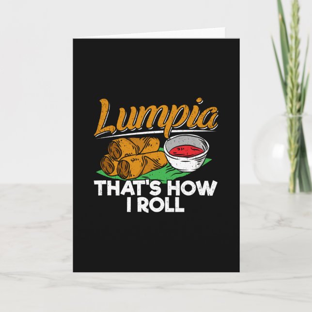 Carte Citation alimentaire philippine Lumpia (Devant)