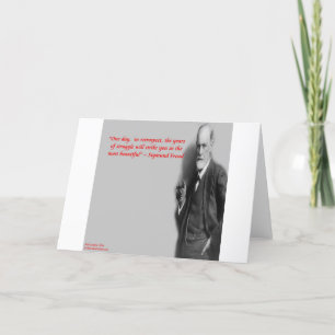 Carte Citation célèbre de Sigmund Freud