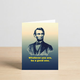 Carte Citation d'Abraham Lincoln