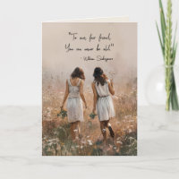 Citation d'amitié florale élégante personnalisée p