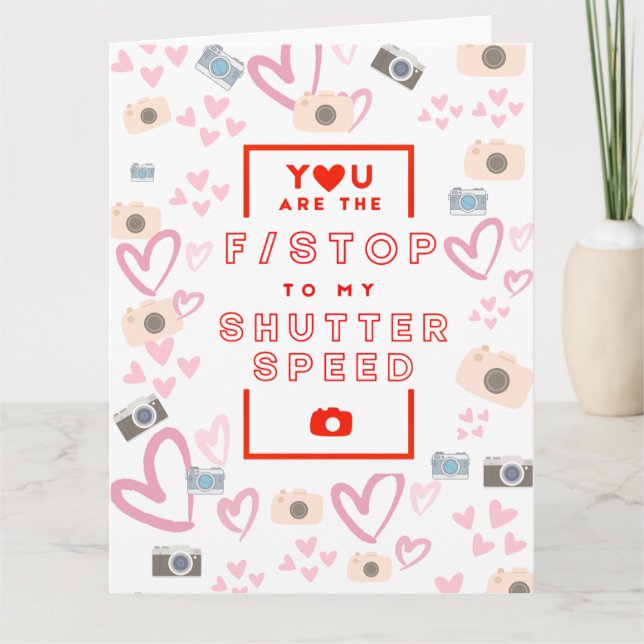 Carte Citation d'amour pour photographes (Devant)