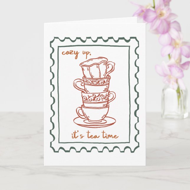 Carte Citation d'automne  (Orchidée)