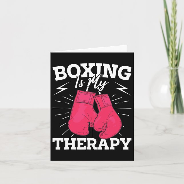 Carte Citation De Boxe Dynamique Pour Les Entraîneurs (Devant)