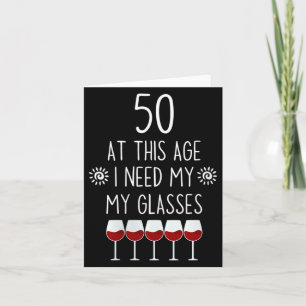 Carte Citation de femme amateur de vin pour 50 ans J'ai