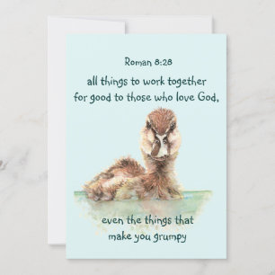 Carte Citation de la Bible Inspirationnelle Rom 8:28 Tra