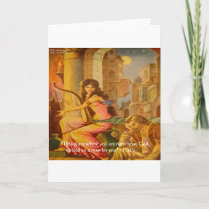 Carte Citation de la sagesse de Hafiz "le cercle de Dieu