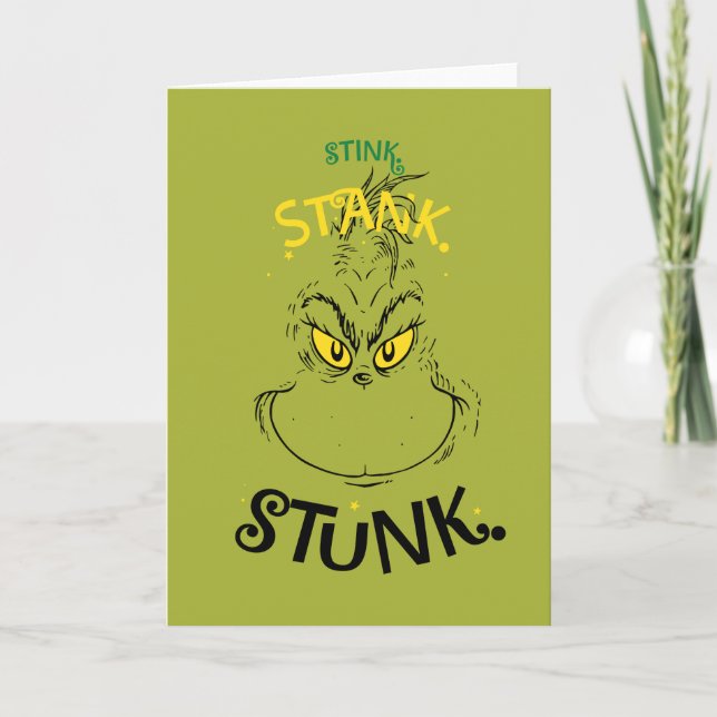 Carte Citation de Mister Grinch : Beurk Beurk Beurk (Devant)