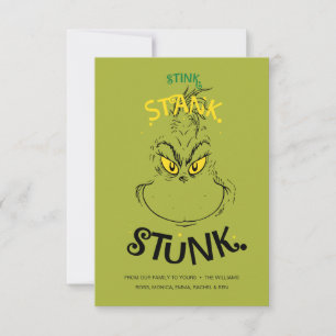 Carte Citation de Mister Grinch : Ça pue, ça pua, ça a p
