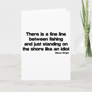 Carte Citation de pêche amusante