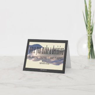 Carte Citation de Ralph Waldo Emerson