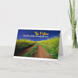 Carte Citation de rêve inspirationnelle — Eleanor Roosev