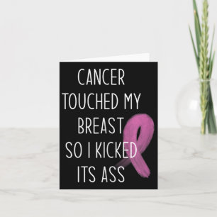 Carte Citation de sensibilisation des femmes au cancer d