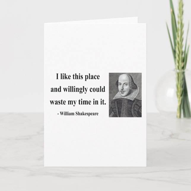 Carte Citation de Shakespeare 6b (Devant)