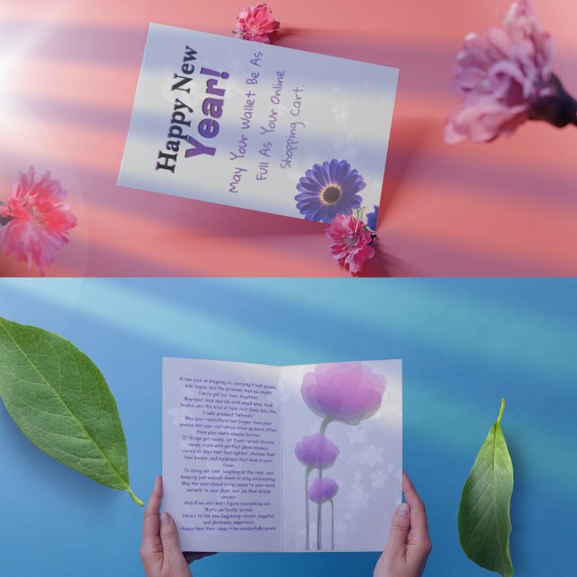 Carte Citation de shopping pour une Bonne Année 2026 drô (#HolidayGifts #GiftIdeas #PositiveVibes #OfficeGift #CoworkerGift #ForHer #ForHim #FunnyQuote
#Trend)