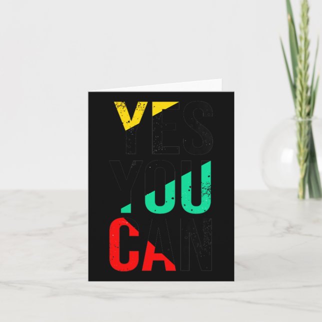 Carte Citation de slogan motivationnel pour femmes (Devant)