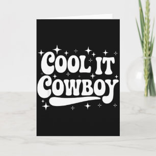Carte Citation de style country western sarcastique Cade