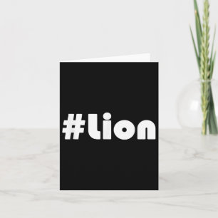 Carte Citation de succès inspirationnelle #lion Motivati