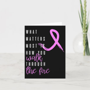 Carte Citation de survivante du cancer du sein pour la b