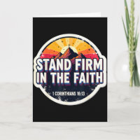 Citation de verset de la Bible chrétienne Tenez fe