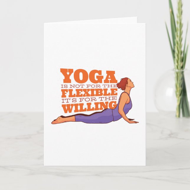Carte Citation de yoga (Devant)