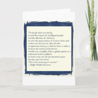 Carte Citation d'Emerson