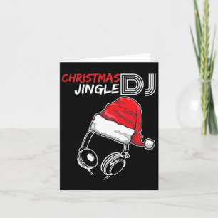 Carte Citation Dj Christmas Jingle - Dons Drôle Et Prese