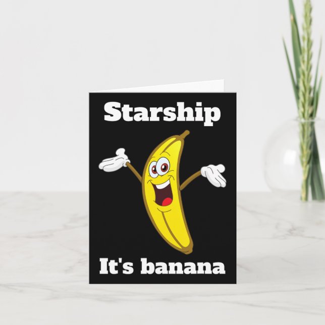 Carte Citation drôle de banane2  (Devant)