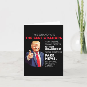 Carte Citation Drôle De Donald Trump Pour Grand-Père Con