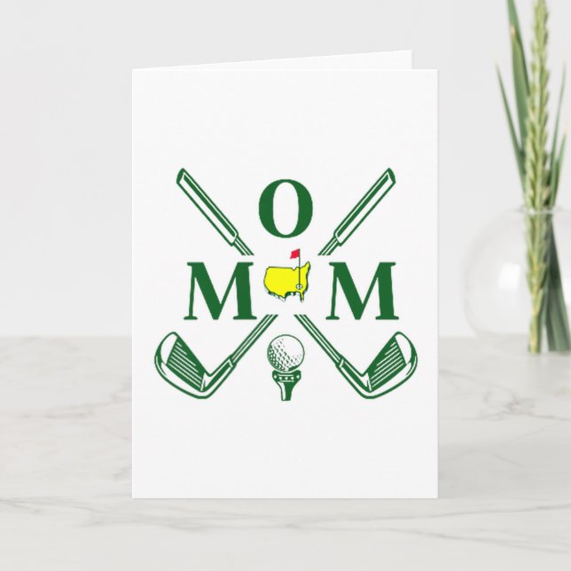 Carte Citation drôle de golf pour maman golfeuse Party P (Devant)