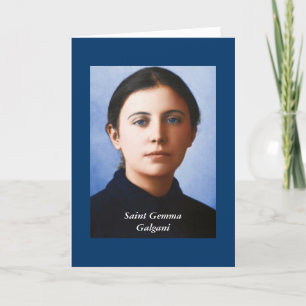 Carte Citation du jour Saint Gemma Galgani
