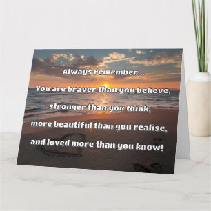 Carte Citation Empath Bravery Positive Encouragement
