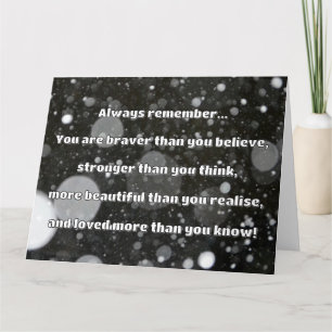Carte Citation Empath Bravery Positive Encouragement