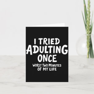 Carte Citation humoristique adulte sarcasme Graphique