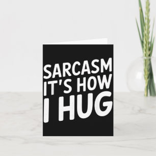 Carte Citation humoristique typographie humour sarcasme
