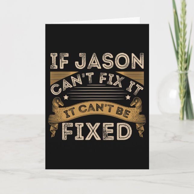 Carte Citation Jason pour la Fête des Pères  (Devant)
