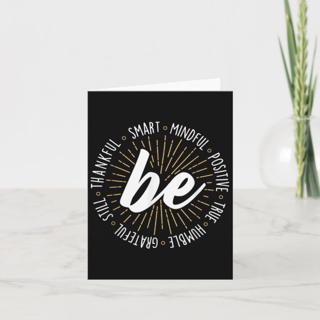 Carte Citation Motivationnelle Inspiration Positive Dire (Devant)