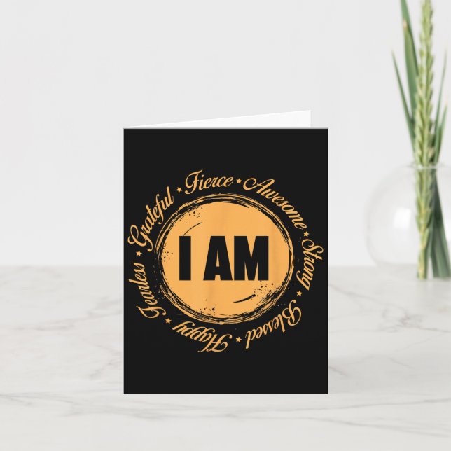 Carte Citation Motivationnelle Inspiration Positive Dire (Devant)