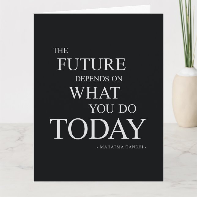 Carte Citation Motivationnelle Inspirationnelle (Devant)