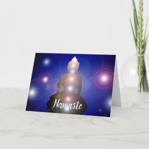 Carte Citation Namaste Merci Chakra Yoga Bouddha