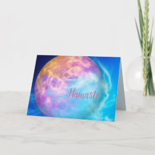 Carte Citation Namaste Merci Univers Cosmique Planète